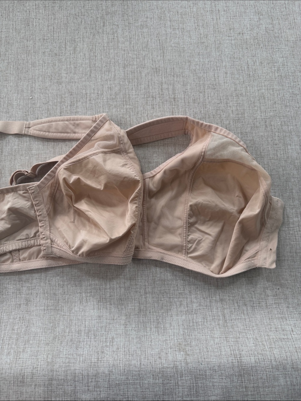 Understance Adina Spacer Air Wireless Bra Unlined Nude Champagne size 48D - Picture 7 of 10